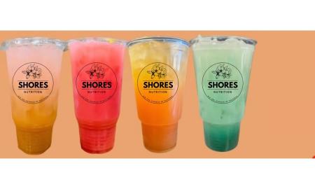 A line of various flavored teas