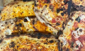 Pizza served at Real Peel Pizza food truck. 