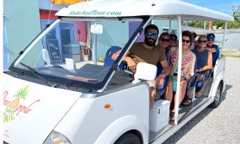 Pineapple Tours taking guests to one of the local marinas in St. Augustine