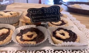 Cutie Pies berry mini pies.