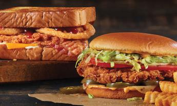 Zaxby's signature chicken sandwiches with Texas toast and traditional bun