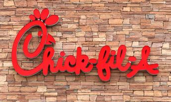 Chick-fil-A building sign