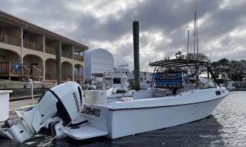 The MisStress boat—a charter fishing boat in St. Augustine, Florida