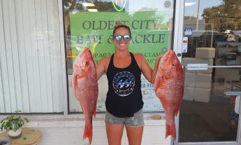 A great catch at Oldest City Bait and Tackle by local fishing enthusiast