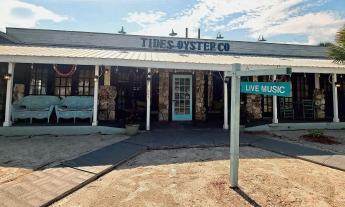 The front exterior of The Tides Oyster Co. & Grill