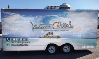 The exterior of the Kusina Colorado food truck