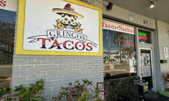 The outside of Gringos Tacos