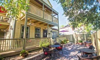 Outside Agustin Inn in historic St. Augustine, Florida 