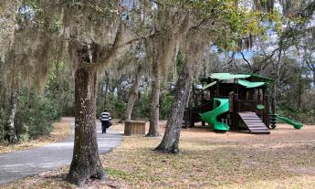 The playground at Canopy Shores Park