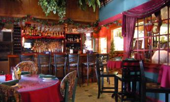 The Chianti Room in St. Augustine at the entrance on 60 Charlotte Street. 