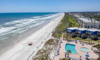 Aerial view of Crescent Sandpiper Condos