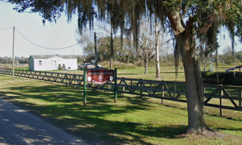 St. Johns County Equestrian Center Entrance in Hastings, Florida