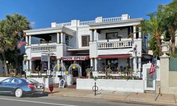 The Casablanca Inn, home to Nero's and the Tini Martini Bar on St. Augustin's Bayfront.