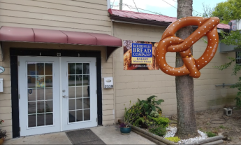 Outside of Bakersville Bread Company in St. Augustine, Fl 