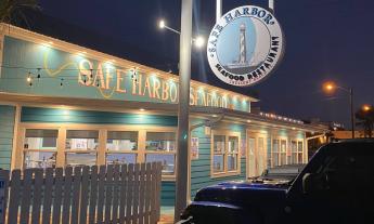 The Safe Harbor Seafood Restaurant at Crescent Beach in St. Augustine.