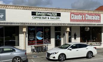 The Sweetwater Coffee Bar and Gallery at 8 Grenada Street in St. Augustine.