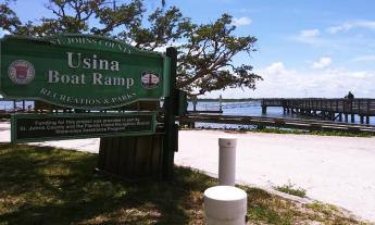 Usina Boat Ramp in the Vilano Beach area of St. Augustine, FL.