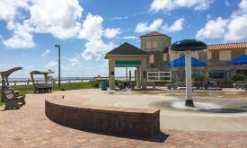 The Splash Park is a great play area for kids during the warmer months