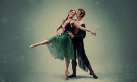 The lead dancers in South Carolina Ballet Companies, "A Midsummer Night's Dream"