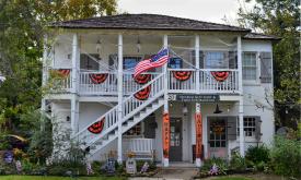 Ximenez-Fatio House Museum decorated for Halloween
