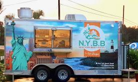 The New York Beach Bagel Food Truck in St. Augustine.