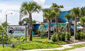 The Village Garden Food Truck Park on Anastasia Island in St. Augustine.