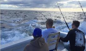 Photo courtesy of Knot Tied Down Fishing Charters, who offer deep-sea adventures in the St. Augustine area.