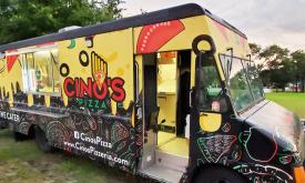 Cino's Pizza of World Golf Village now has a Pizza Truck on San Marco in St. Augustine.