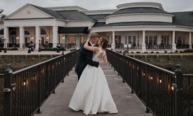 Corey McDonald Photography caputres a bride and groom at the River House in St. Augustine.