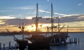 The tall ship El Galeon is open for tours every day when docked in St. Augustine.