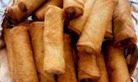 Fresh lumpias from Lumpia Station in St. Augustine, FL
