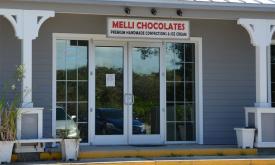 Melli Chocolates at Crescent Beach on Anastasia Island in St. Augustine.