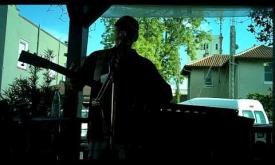 Lee Michael Howard performing an original song, "Trouble in Love Town." Video by RoadTrek TV in St. Augustine.