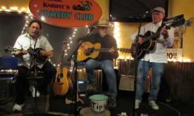 The Stragglers with regular Straggler Jim Quine performing I"m Blue I'm Lonesome," written by Bill Monroe