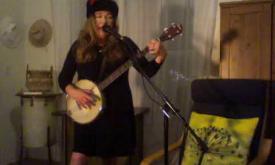 I Like Dandelions (Germaine Veronica) performing her song, "Crispy Breath of Air" in St. Augustine.