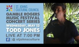 Todd and Molly Jones performing an original song in St. Augustine.