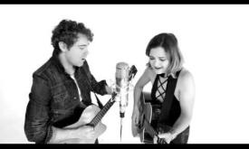 Striking Matches with their song, "Don't Hold Back," in an acoustic performance.