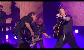 The Goo Goo Dolls perform live. 