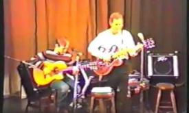 Richard Smith playing guitar with Chet Atkins