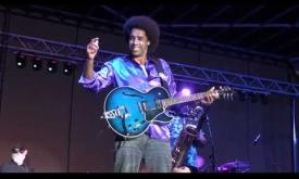 Selwyn Birchwood performs at the Vero Beach Blues Festival 