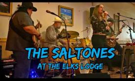 The Saltones performing at the Elks Lodge in St. Augustine, playing "Dreams" by Fleetwood Mac's Stevie Nicks