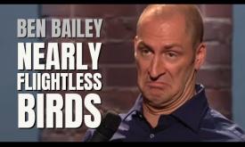 Ben Bailey performs in front of a live audience. 