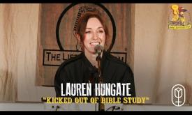 Lauren Hungate singing her song, "Kicked Out of Bible Study."