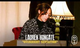 Lauren Hugate singing the song, "Overnight Sensation," which was a hit single sung by Lily Rose