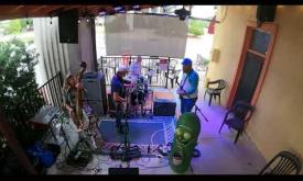 The Bryce Alastair Band playing a medley of cover songs. 
