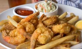 Fried shrimp served at Harry's Seafood Bar and Grill in St. Augustine.