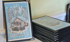 Back 40 offers an eclectic menu with options for vegetarians and vegans.
