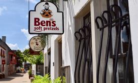 Exterior of Ben's Soft Pretzels in St. Augustine, FL.