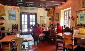 The Café del Hidalgo offers great coffee, gelato and more in St. Augustine, Florida.
