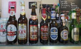 St. Augustine's Gaufre's & Goods offers a great variety of imported beer.